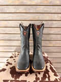 Los Altos Boots Men’s Rodeo Boot — Black, front view